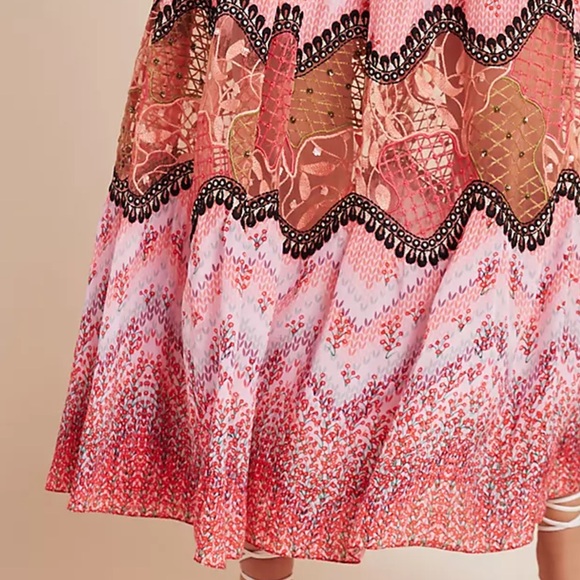 Anthropologie Haylie Lace Maxi Skirt - Picture 6 of 12